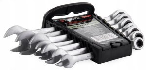 Zestaw kluczy płasko-oczkowych 18el. (8-32mm) na płótnie 4