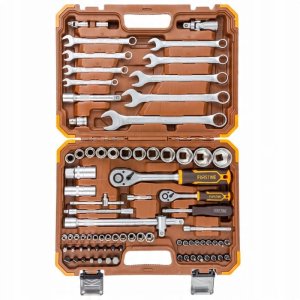 Zestaw narzędzi 82el. 1/4" & 1/2" (6-kątnych)(4-32mm) 4