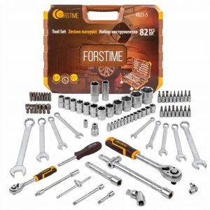 Zestaw narzędzi 82el. 1/4" & 1/2" (6-kątnych)(4-32mm) 5