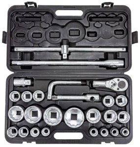 Zestaw narzędzi 26el. 3/4" 1" (12-kątnych) 2