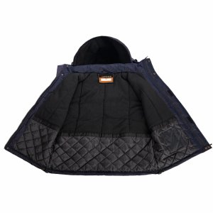 ALPER NAVY - KURTKA OCIEPLANA ALPER NAVY ROZM. M 5