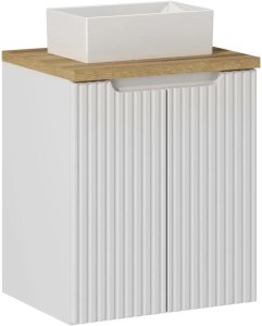 Szafka pod umywalkę NOVA WHITE 82-50-2D 50cm biała COMAD 15