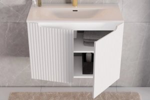 Szafka pod umywalkę NOVA WHITE 82-50-2D 50cm biała COMAD 6