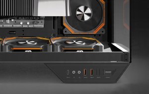 Obudowa Darkflash DY470 czarna + 4 wentylatory 12