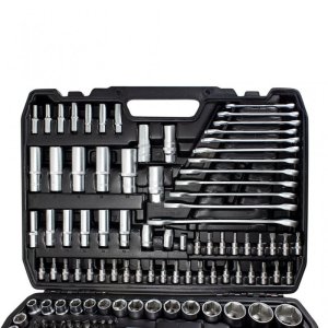 Zestaw narzędzi 216el. 1/4", 3/8", 1/2" (6-kątnych) (4-32mm) PREMIUM 6