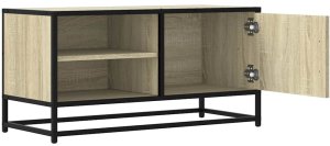 vidaXL Szafka pod telewizor, dąb sonoma, 80x34,5x40 cm 7