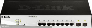 D-Link DGS-1210-10 switch zarządzalny L2 Gigabit Ethernet (10/100/1000) 1U Czarny, Szary 1