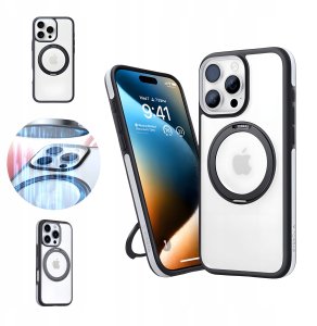 Etui Torras Ostand R Fusion dla iPhone 16 Pro (Czarne) 7