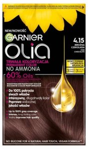Garnier Olia farba do włosów 4.15 Mroźna Czekolada 1