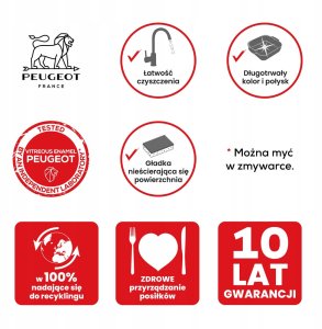 APPOLIA Naczynie kwadratowe 18 cm Red 6