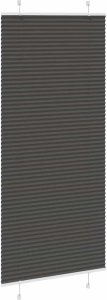 vidaXL Roleta plisowana czarna 100x200 cm Szerokość tkaniny 99,4 cm 3