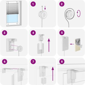 vidaXL Roleta plisowana czarna 100x200 cm Szerokość tkaniny 99,4 cm 5