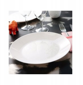 Talerz deserowy 18 cm Arcopal Zelie biały 3