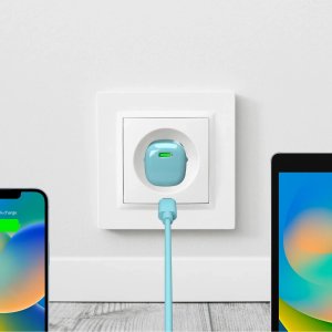 Ładowarka sieciowa Puro 20W GaN USB-C - zielona 2