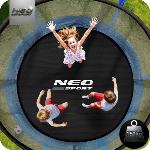 NeoSport Trampolina ogrodowa 10ft/312cm z siatką wewnętrzną i drabinką 3