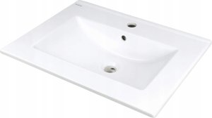 Umywalka ceramiczna wpuszczana z miejscem na baterię 1