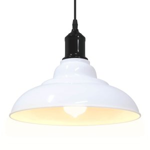 Lampa wisząca z regulacją wysokości E27 połysk biały metal 5