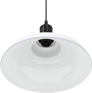 Lampa wisząca z regulacją wysokości E27 połysk biały metal 9