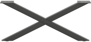 vidaXL Nogi do stolika kawowego, 2 szt., antracyt, 70x(30-31) cm, stal 5