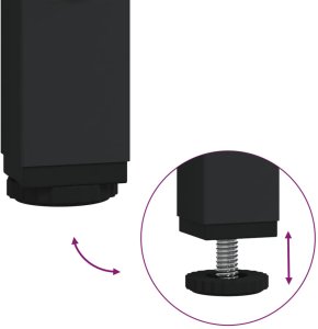 Szafka na pralkę, dąb sonoma, 68x48,5x194 cm 11