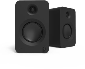 KANTO AUDIO 200W POWERED BOOKSHELF SPEAKERS WITH HDMI ARC, USB-C, AND BLUETOOTH 5.3 - MATTE BLACK, PAIR (INCL. TYPE C POWER CORD) 1