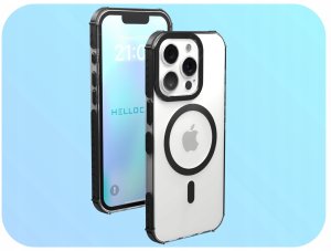 Etui Pancerne do Apple iPhone 13 Pro (Bumper, Czarna Ramka, Do Magsafe) 2
