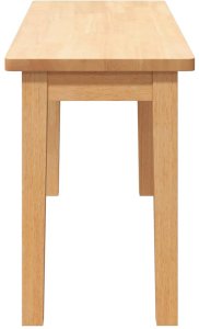 Ławka 90 cm Drewno lite Guma 5