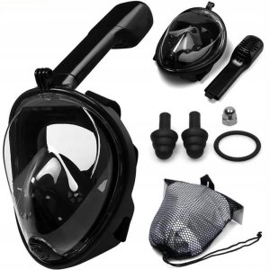 MASKA DO NURKOWANIA PEŁNOTWARZOWA SM-7 S/M NIEBIESKA 2