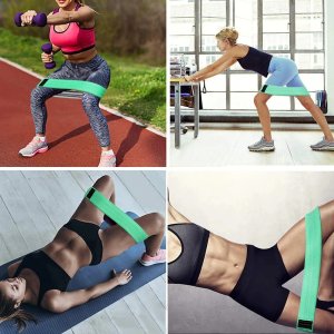 ZESTAW 3x MOCNE GUMY DO ĆWICZEŃ OPASKI MATERIAŁOWE OPOROWE TAŚMY FITNESS 3
