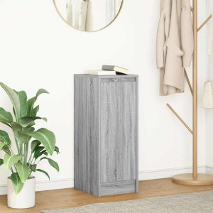 Komoda Szara Sonoma 29,5x34x76 cm Drewno klejone 2