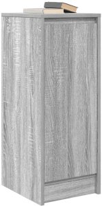 Komoda Szara Sonoma 29,5x34x76 cm Drewno klejone 4