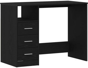 Biurko vidaXL Czarne 102 cm x 50 cm 2