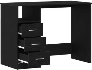 Biurko vidaXL Czarne 102 cm x 50 cm 5