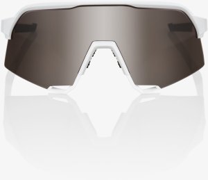 100percent S3 HiPER Mirror Lens Matte White HiPER Silver 2