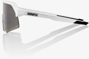 100percent S3 HiPER Mirror Lens Matte White HiPER Silver 4