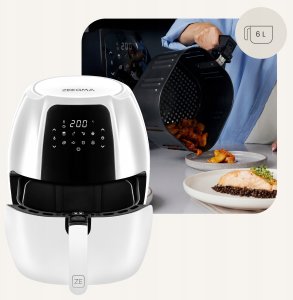 Frytkownica beztłuszczowa Zeegma Frytkownica beztłuszczowa Knapper Grand White 6L/7.7L 12