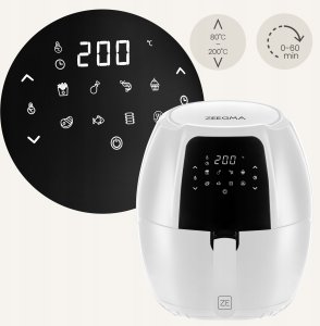 Frytkownica beztłuszczowa Zeegma Frytkownica beztłuszczowa Knapper Grand White 6L/7.7L 6