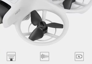 ŚMIGŁA DO DRONA DJI NEO ZESTAW 4 SZTUKI 2XCW + 2XCCW RED - KOD 2016S 3