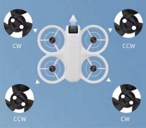 ŚMIGŁA DO DRONA DJI NEO ZESTAW 4 SZTUKI 2XCW + 2XCCW BLUE - KOD 2016S 7