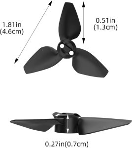 ŚMIGŁA DO DRONA DJI NEO ZESTAW 4 SZTUKI 2XCW + 2XCCW BLACK - KOD 2016S 8