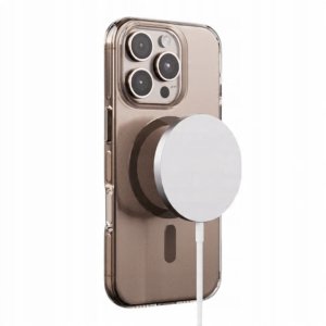 Crong Clear MAG Pro - Etui iPhone 16 MagSafe (czarny) 1