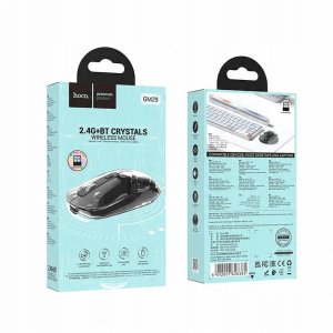 Myszka bezprzewodowa Hoco 2,4G 1600 dpi GM29 czarna 3