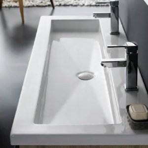 Umywalka meblowa jednokomorowa 100cm 2