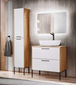 Umywalka meblowa dwukomorowa 120cm 4