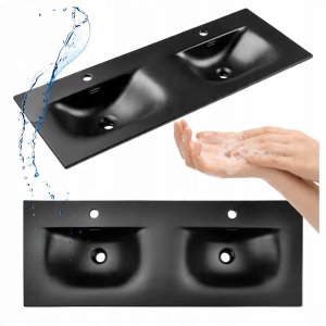 Umywalka meblowa dwukomorowa 120cm 5