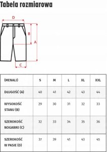 Męskie Spodenki MENALI 6