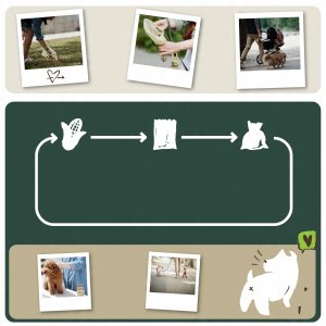 StarchBag STARCHBAG Kompostowalne BIOworki* na odchody 1 rolka x 15szt, kol. czarny 2