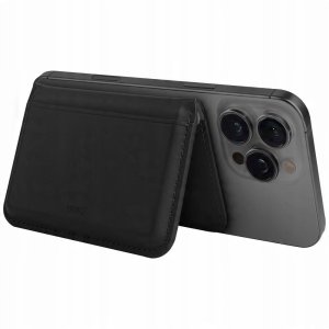 Magnetic RFID wallet UNIQ Lyden DS stand phone black 3