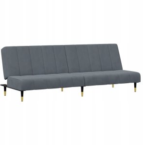 2-częściowy komplet wypoczynkowy, ciemnoszary, aksamitny Lumarko! 3