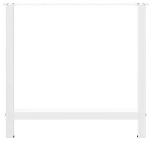 Nogi do stolika kawowego, białe, 2 szt., 70x(72-73) cm, stal  Lumarko! 6